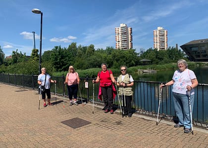 Nordic Walking session re-introduction a success!
