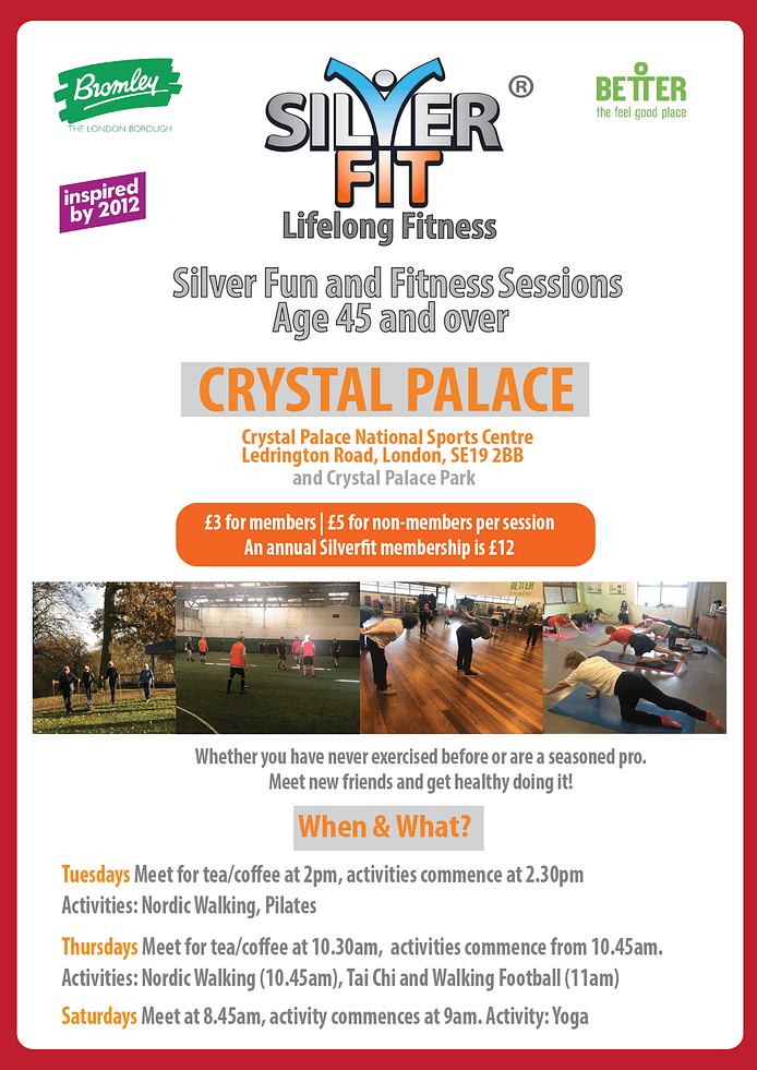 Silverfit Crystal Palace sessions