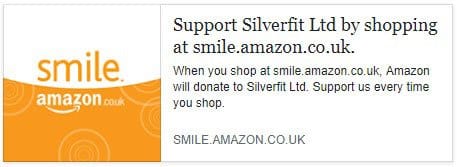 You can now support Silverfit when you shop with Amazon!
